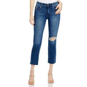 NWT DL1961 MARA Mid Rise Straight Leg Crop Ankle Jeans 29